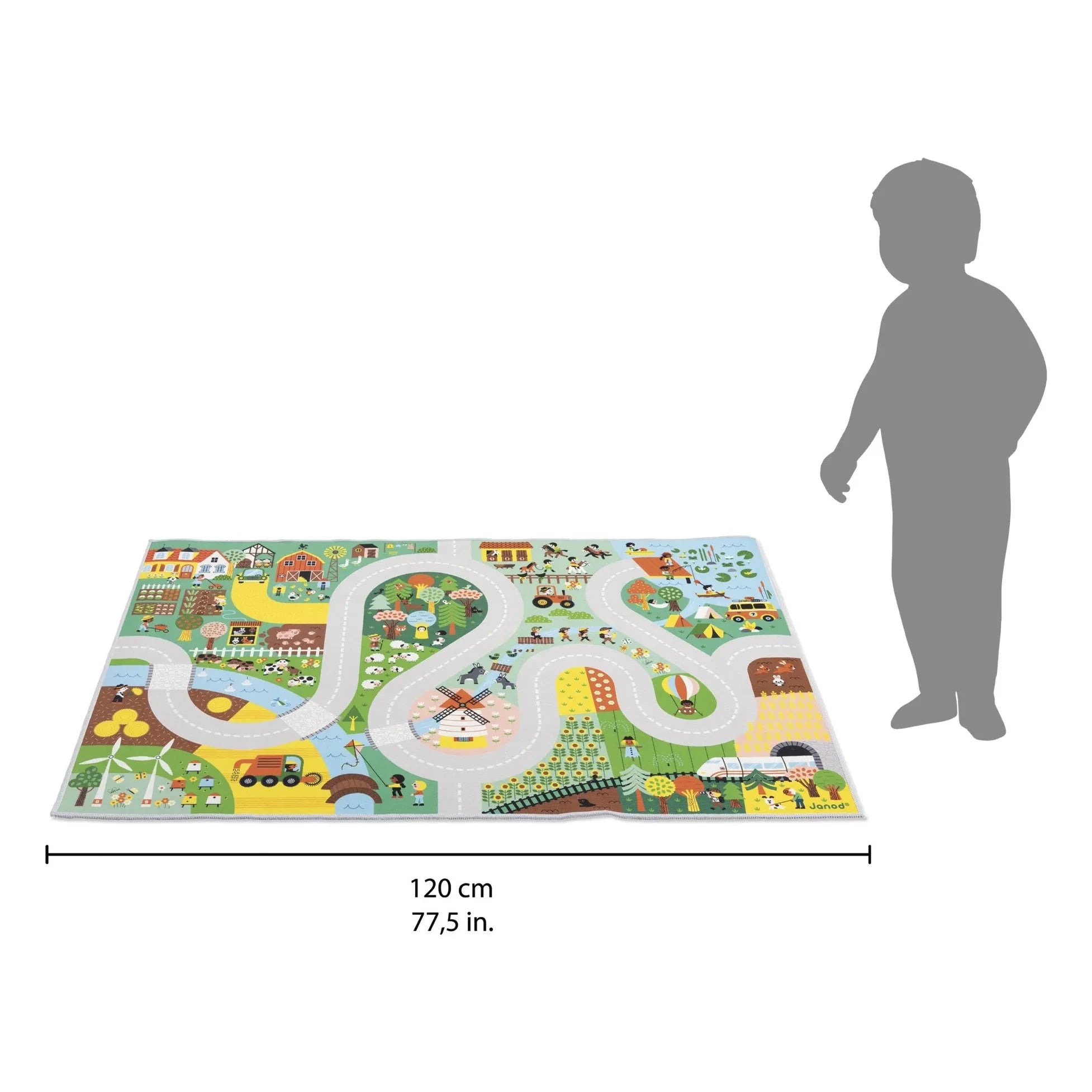 Janod - Cross Roads Treadmill with Country Roads