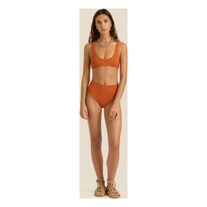 Soleil Soleil - Flo Jersey Top | Terracotta