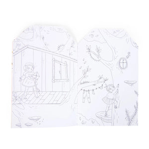 Moulin Roty - Les Parisiennes Coloring Book