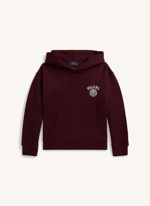 Ralph Lauren - Polo RL Hooded Sweatshirt | Burgundy