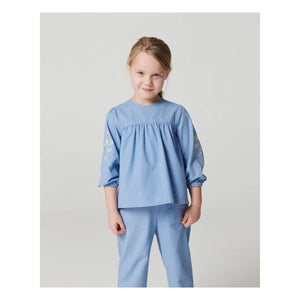 Copenhagen Colors - Organic Cotton Large-Pocket Trousers | Light Blue