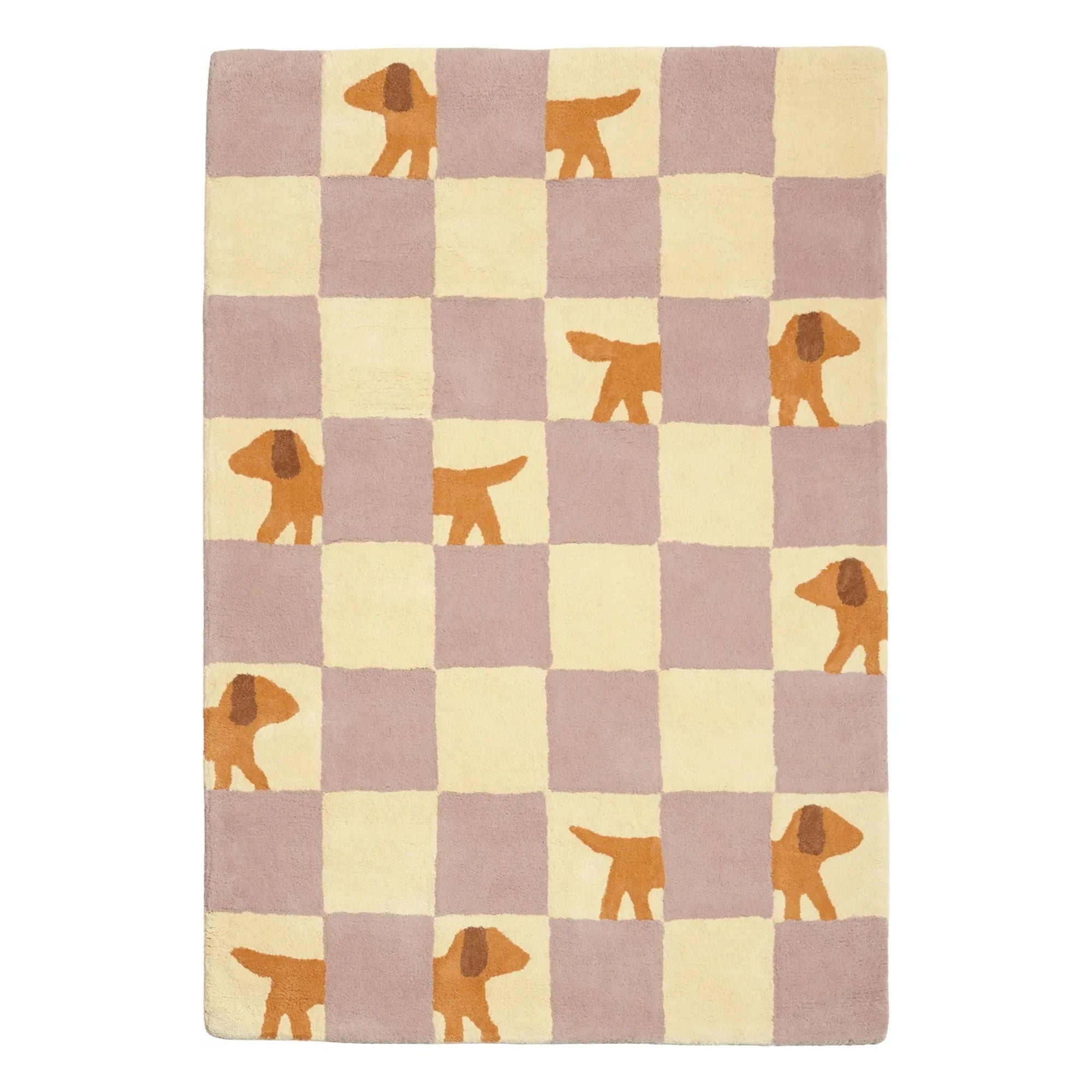 Bleuu-studio - Walter Damier Rug | Lilac