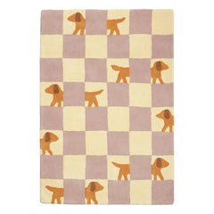 Bleuu-studio - Walter Damier Rug | Lilac