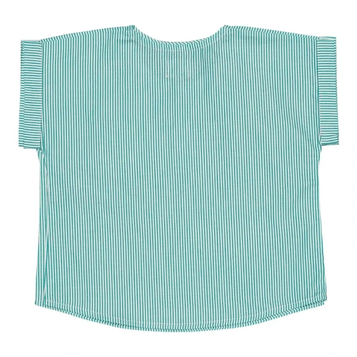 Loir - Kurta Striped Jacket | Turquoise