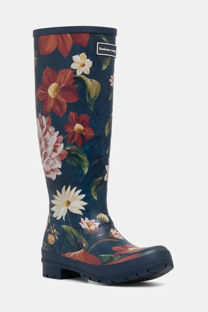 Barbour Kadın Lastik Çizme Barbour x Farm Rio Wild Flower Welly