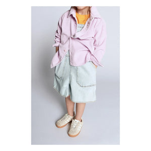 American Vintage - Padow Organic Cotton Velvet Shirt | Pale Pink