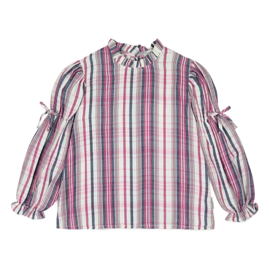 Mipounet - Martina Çizgili Bluz | Pembe