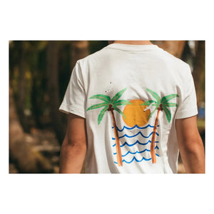 Pepita & Me - Isla Bonita Printed T-Shirt | White