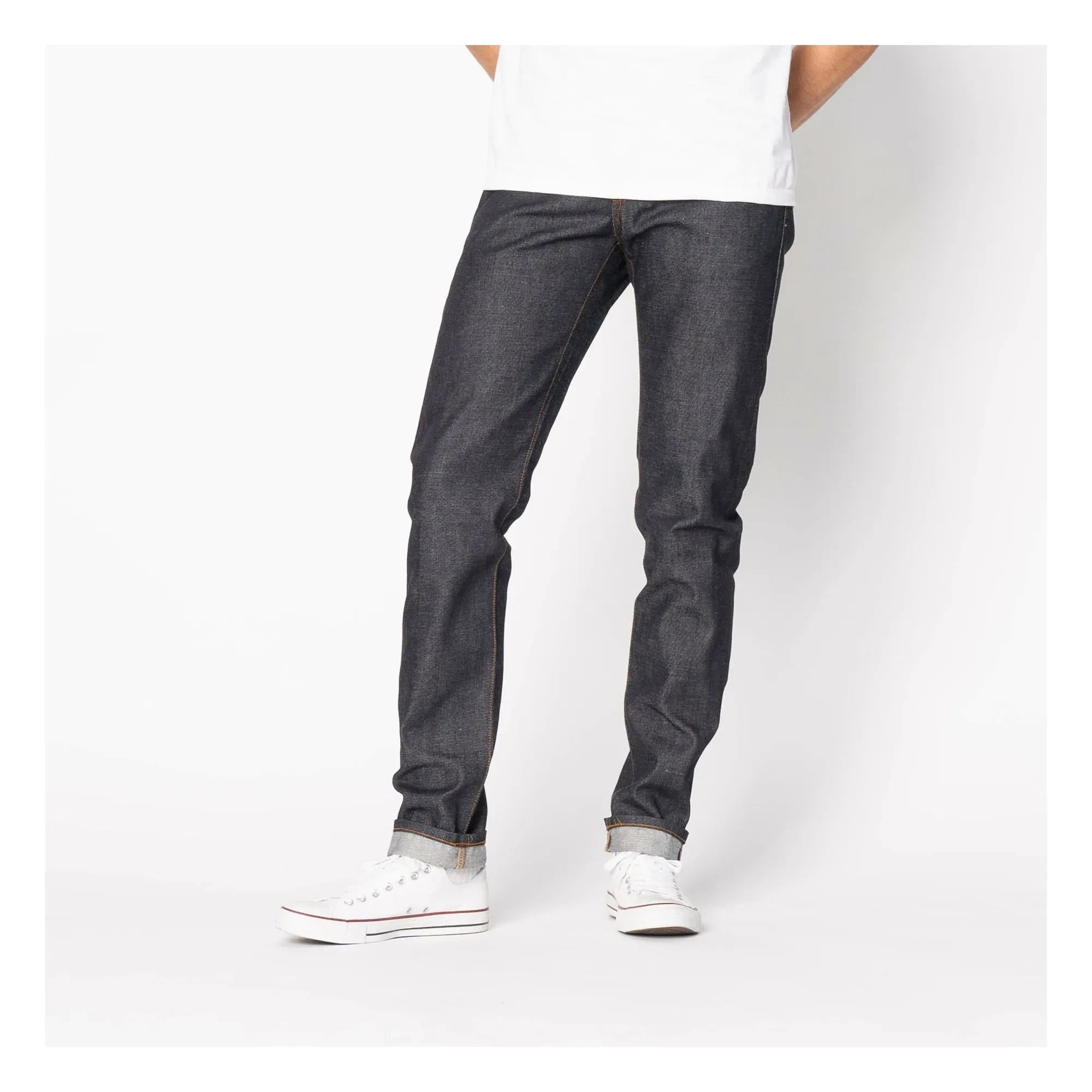 Naked & Famous - Super Guy Dia De Los Muertos Selvedge Denim Jeans | Indigo