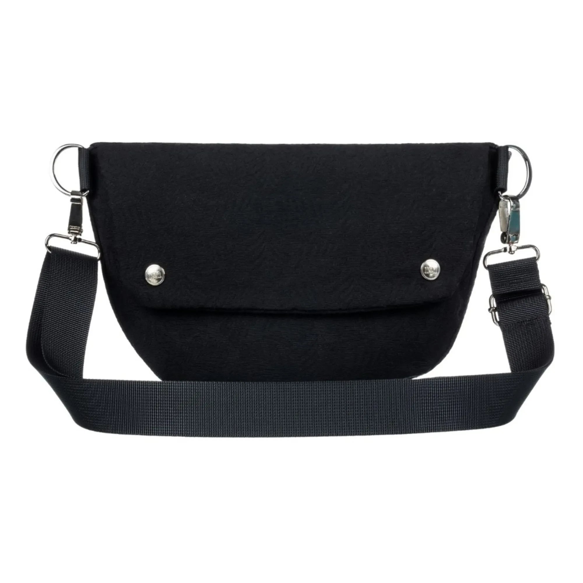 Mama Hangs - Bloom Bag çok amaçlı banana çanta | Siyah