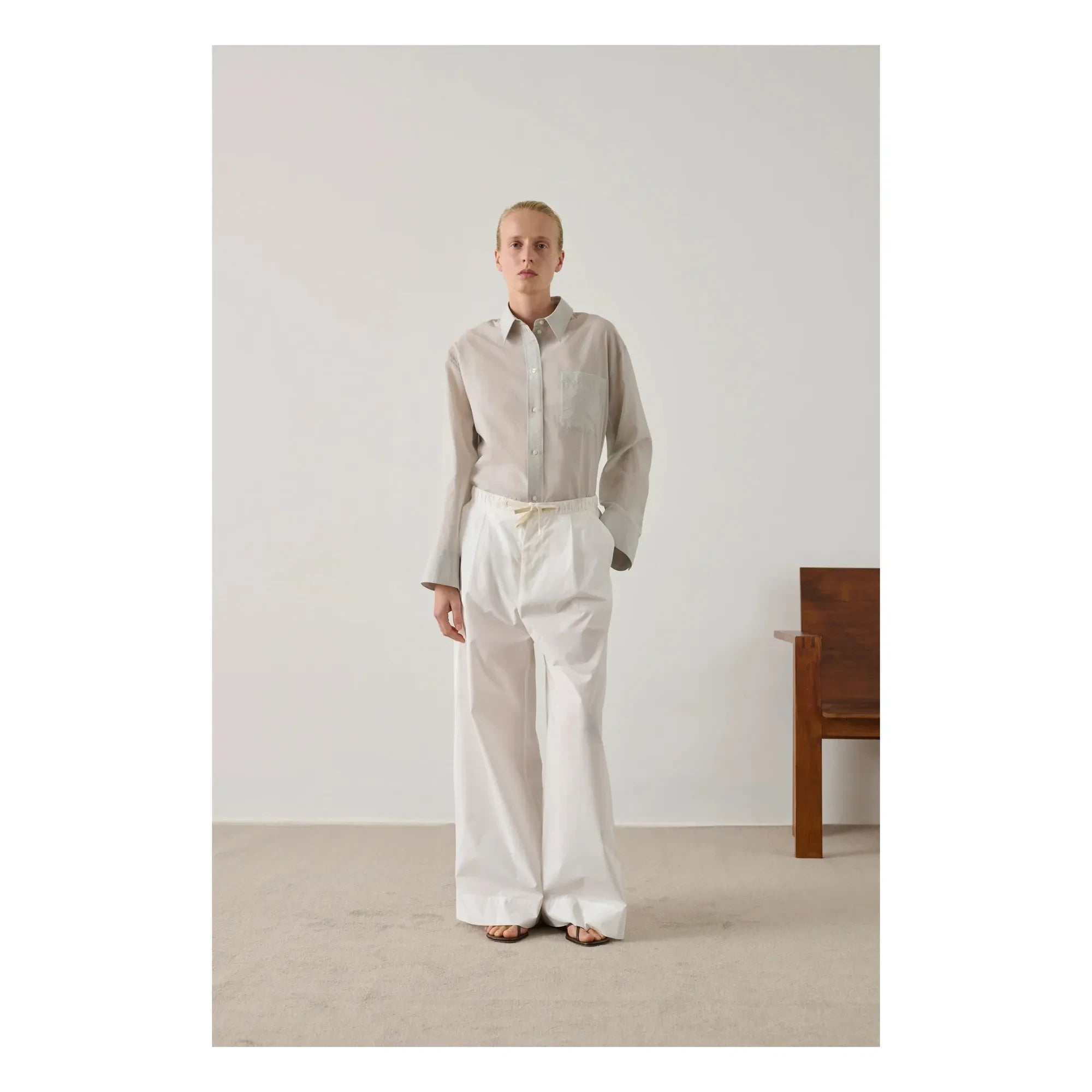 Soeur - Francesca Cotton Shirt | Light Grey