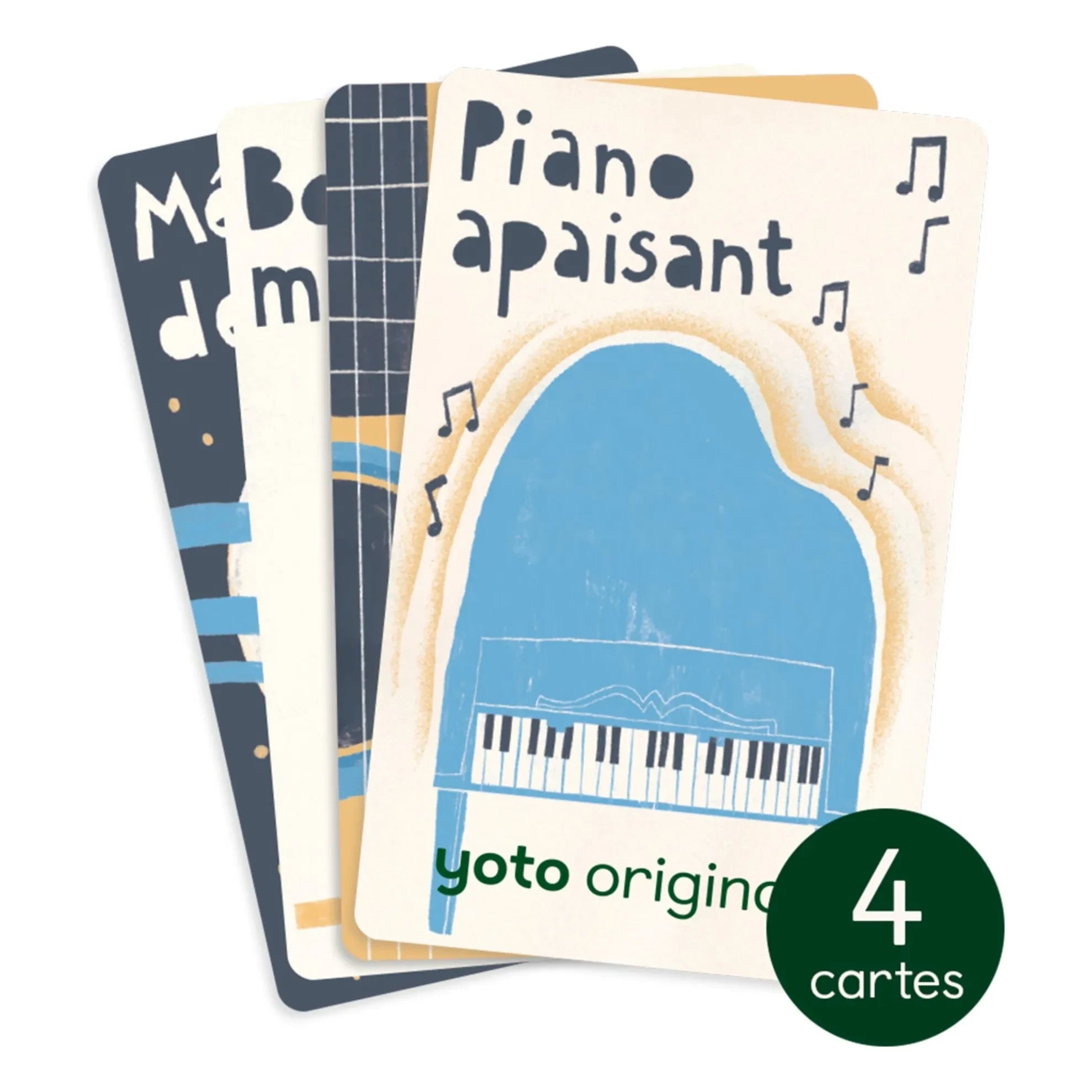 Yoto Player - Sleep-inducing music cards - 4-pack