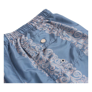 Bather - Coral Fiesta Shirt | Light Blue