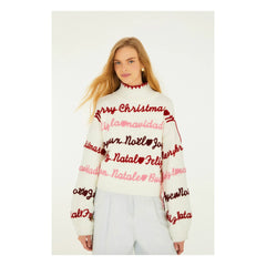 Farm Rio - Christmas Sweater | Ecru