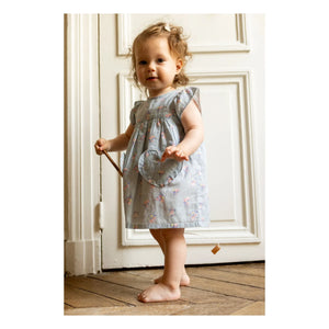 Louis Louise - Ethie Bouquets elbise | Soluk mavi