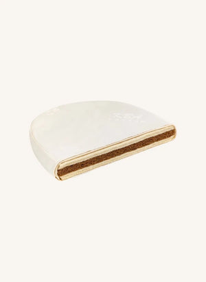 Bermbach Handcrafted - Organic Cotton Oval Mattress for Lola and Emil Cribs | White