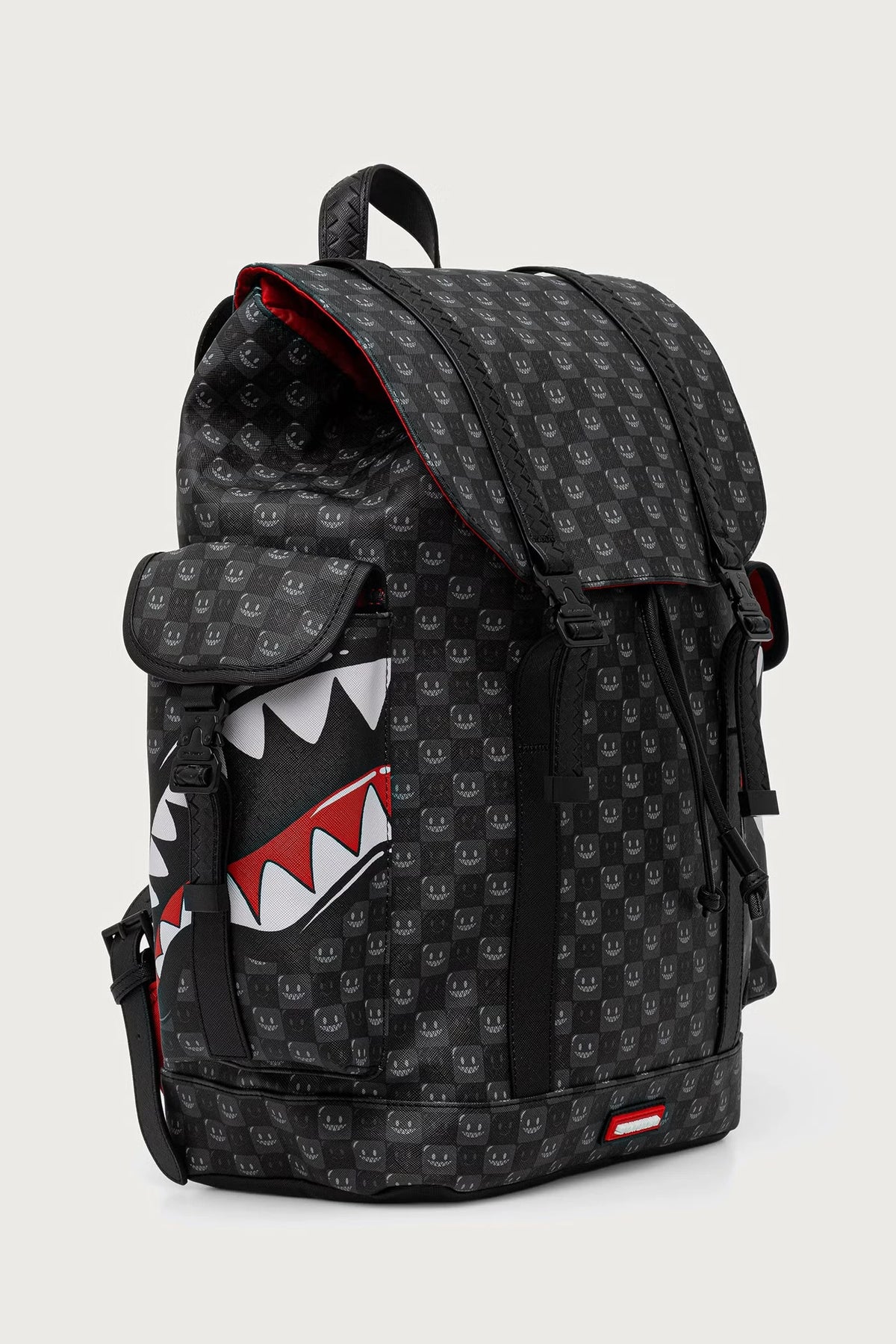 Sprayground - Black Backpack with Sharks in Paris 910B9311NSZ