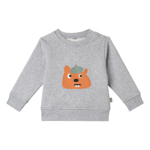 Stella McCartney Kids - Sweat Stella Ecureuil | Heather grey