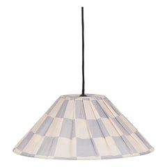 Nobodinoz - Ava Checked Lampshade | Blue