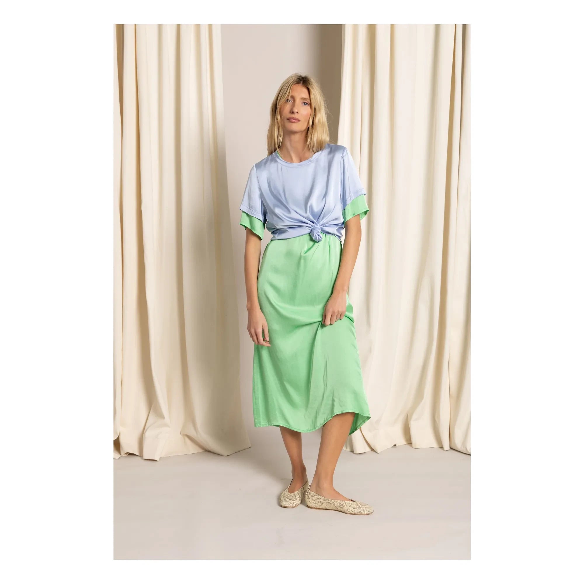 Smallable Woman - Edith T-Shirt Dress | Meadow Green
