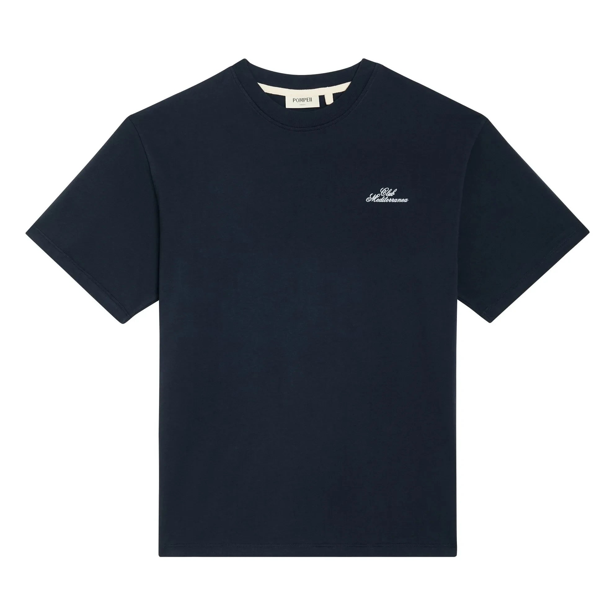 Pompeii - Boxy Club Mediterranea T-Shirt | Lacivert
