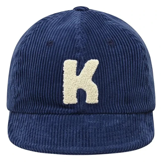 Kappy - Kadife Logo Şapka | Mavi