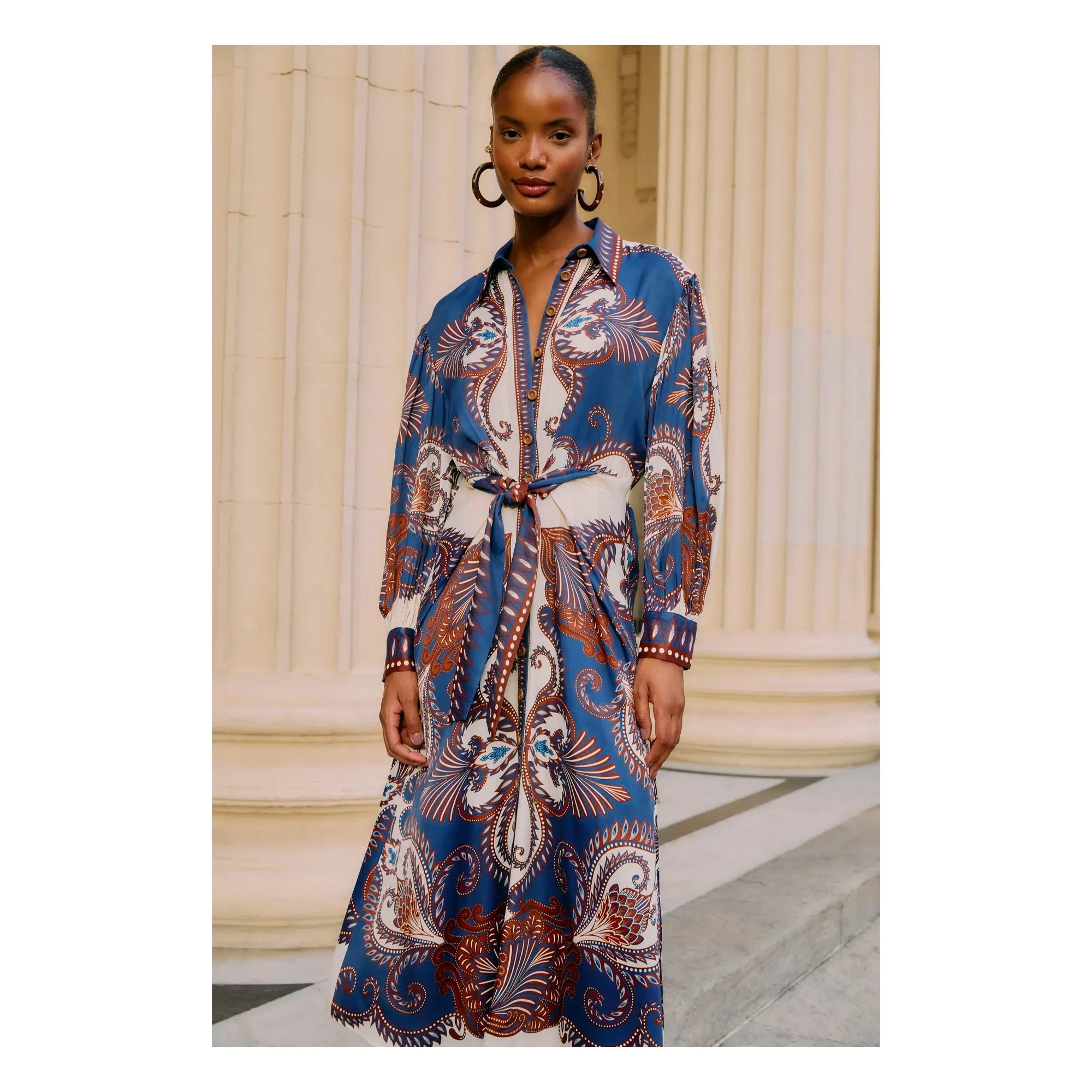 Farm Rio - Arabesque Dress | Blue