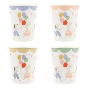 Meri Meri - Animal Friends Birthday Cups - Set of 8
