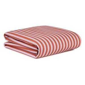 Nobodinoz - Sheldon Striped Duvet Cover | Dark Purple