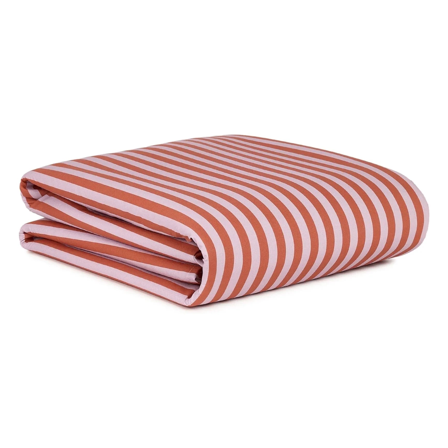 Nobodinoz - Sheldon Striped Duvet Cover | Dark Purple