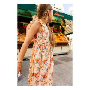 Louis Louise - Arlette Fleurie Dress | Beige Pink