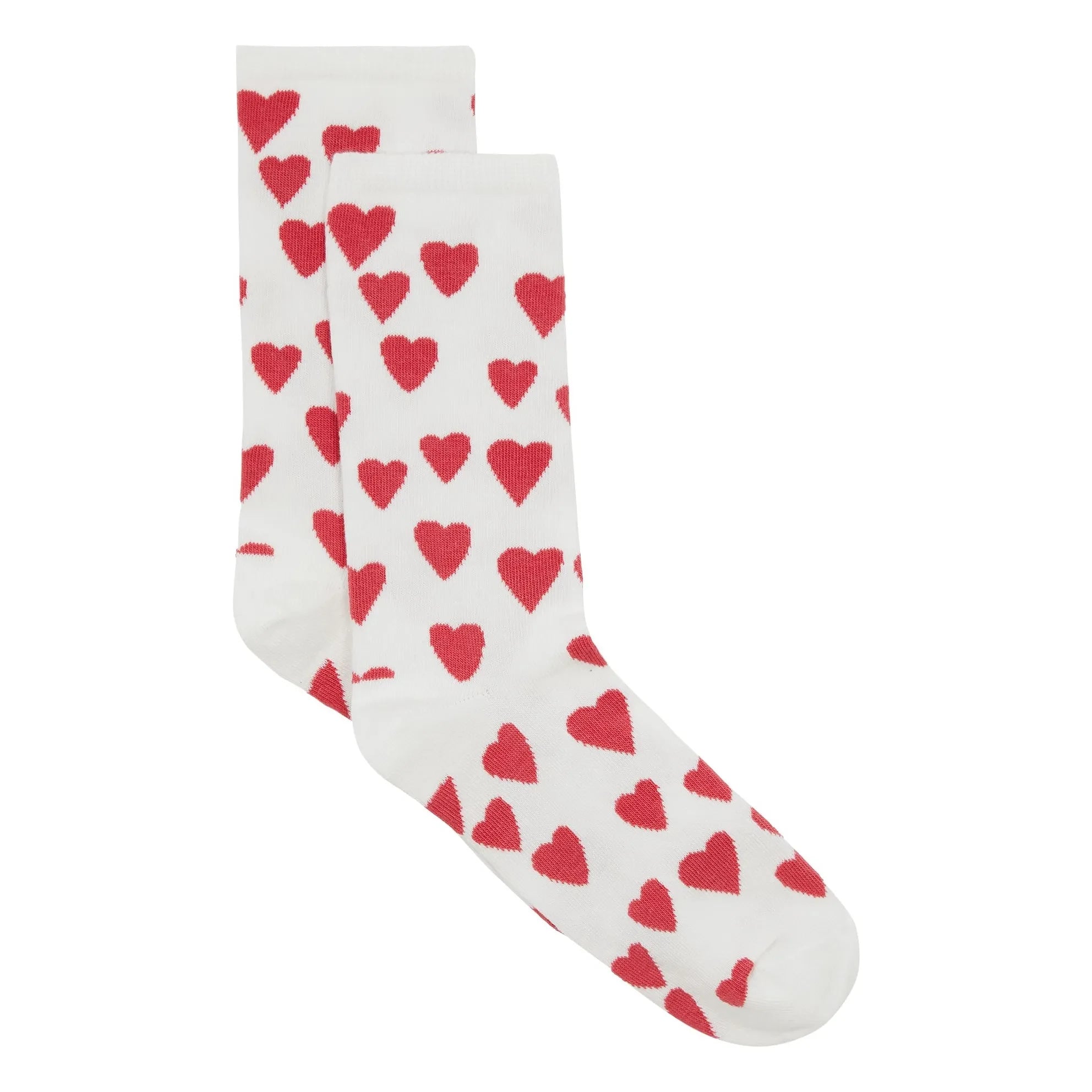Hundred Pieces - CLASSIC LOVE WHITE SOCKS | Ecru