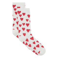Hundred Pieces - CLASSIC LOVE WHITE SOCKS | Ecru