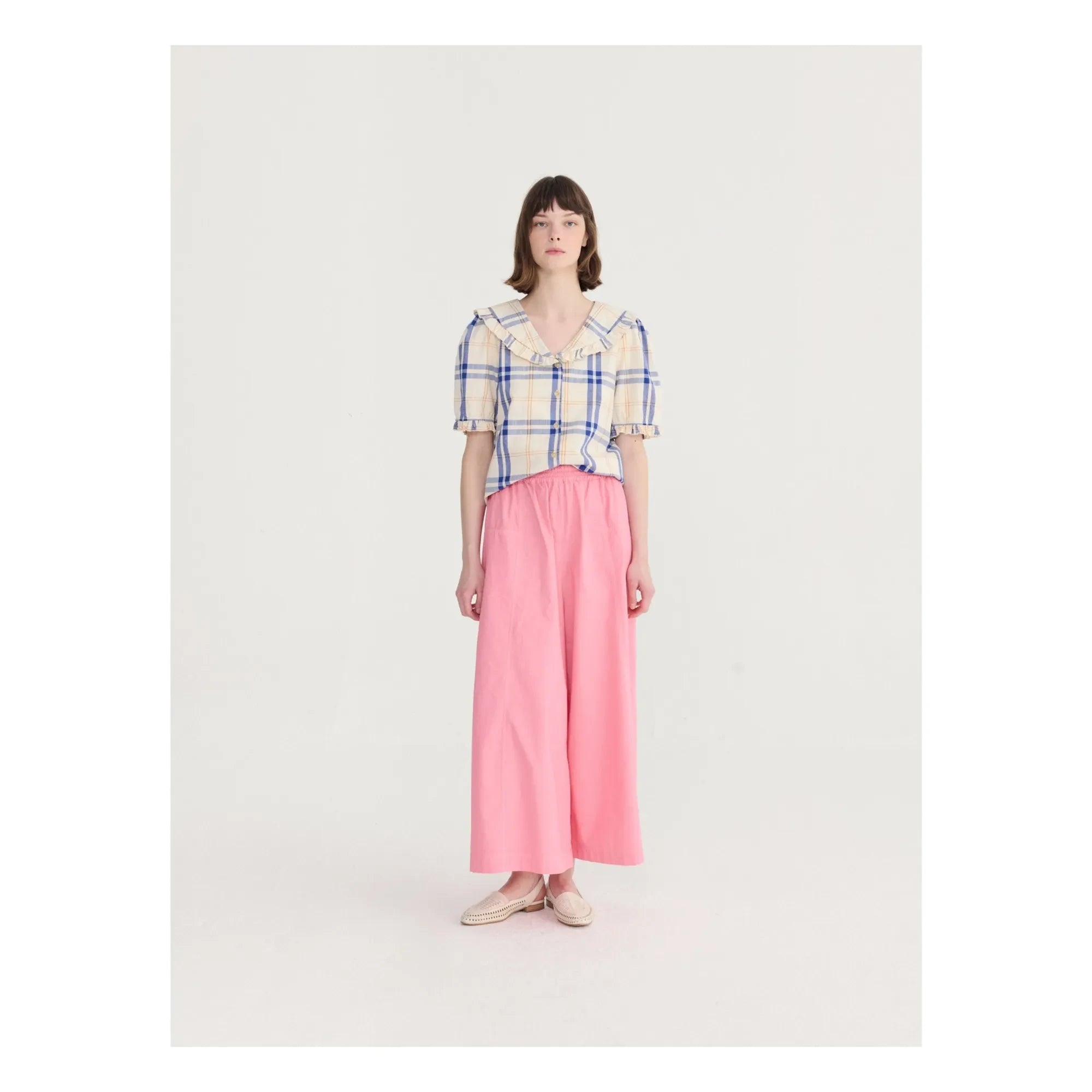 Bobo Choses - Paper Touch Organic Cotton Pants | Pink