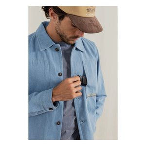 Rhythm - Arguam LS overshirt | Light Blue