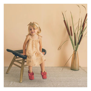 Baobaby - Knot Slippers | Cherry red
