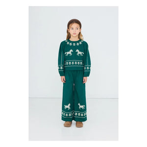 Tinycottons - Green Horse Trousers