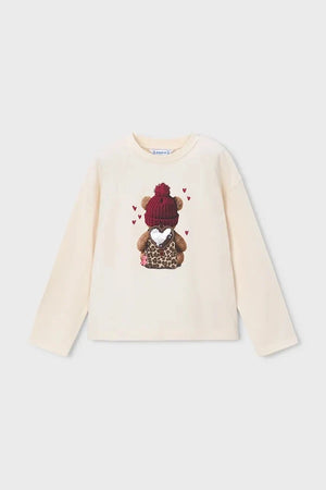 Mayoral long-sleeve cotton top for children