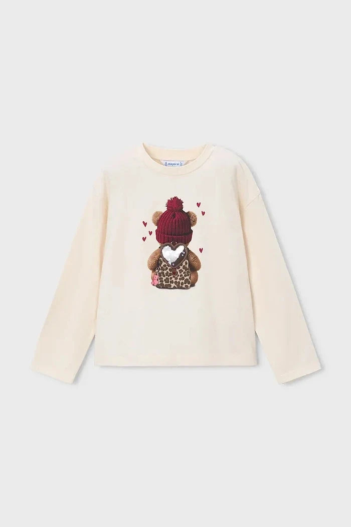 Mayoral long-sleeve cotton top for children