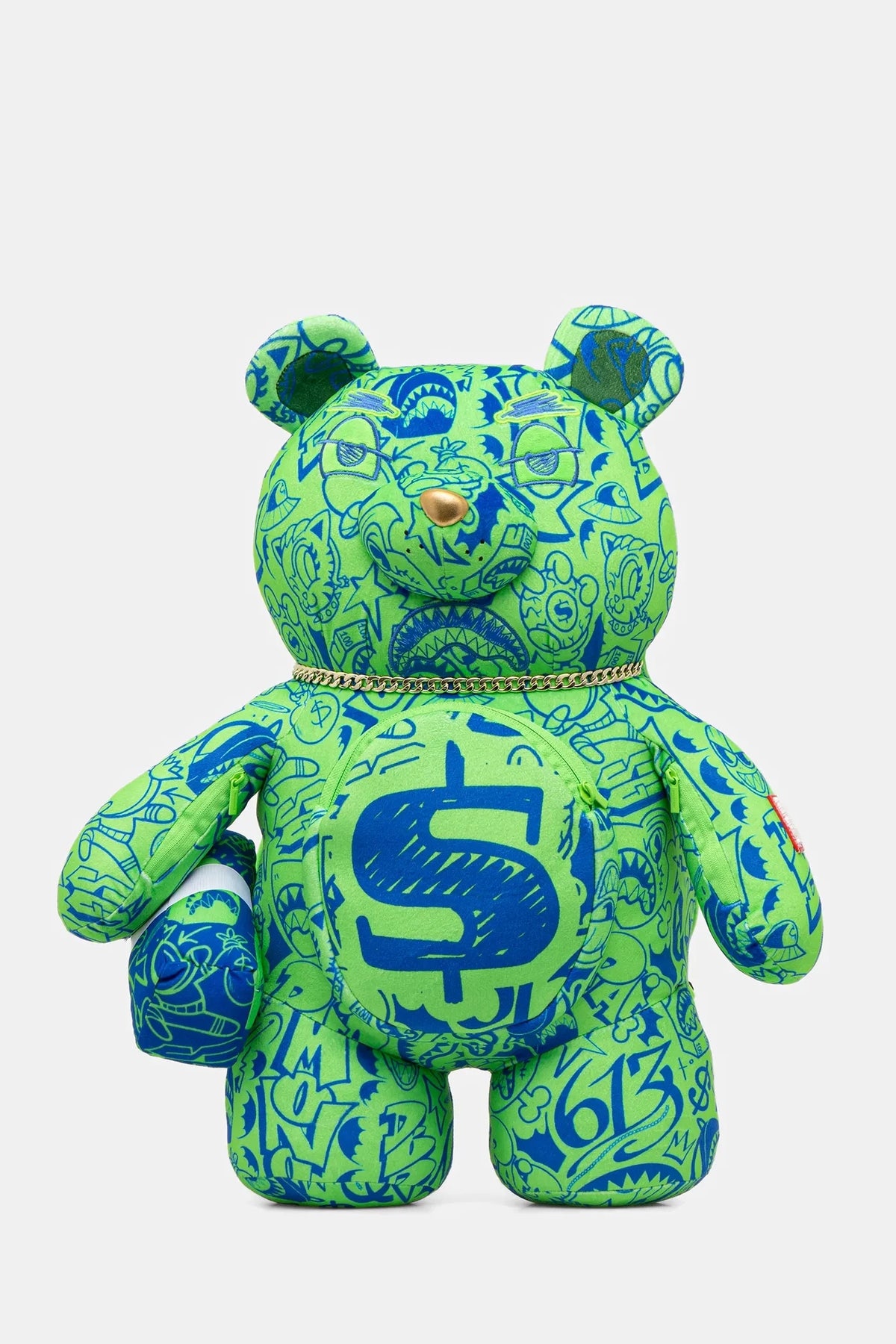 Sprayground - Yeşil Küçük Boy Baskılı Sırt Çantası 910B7389NSZ