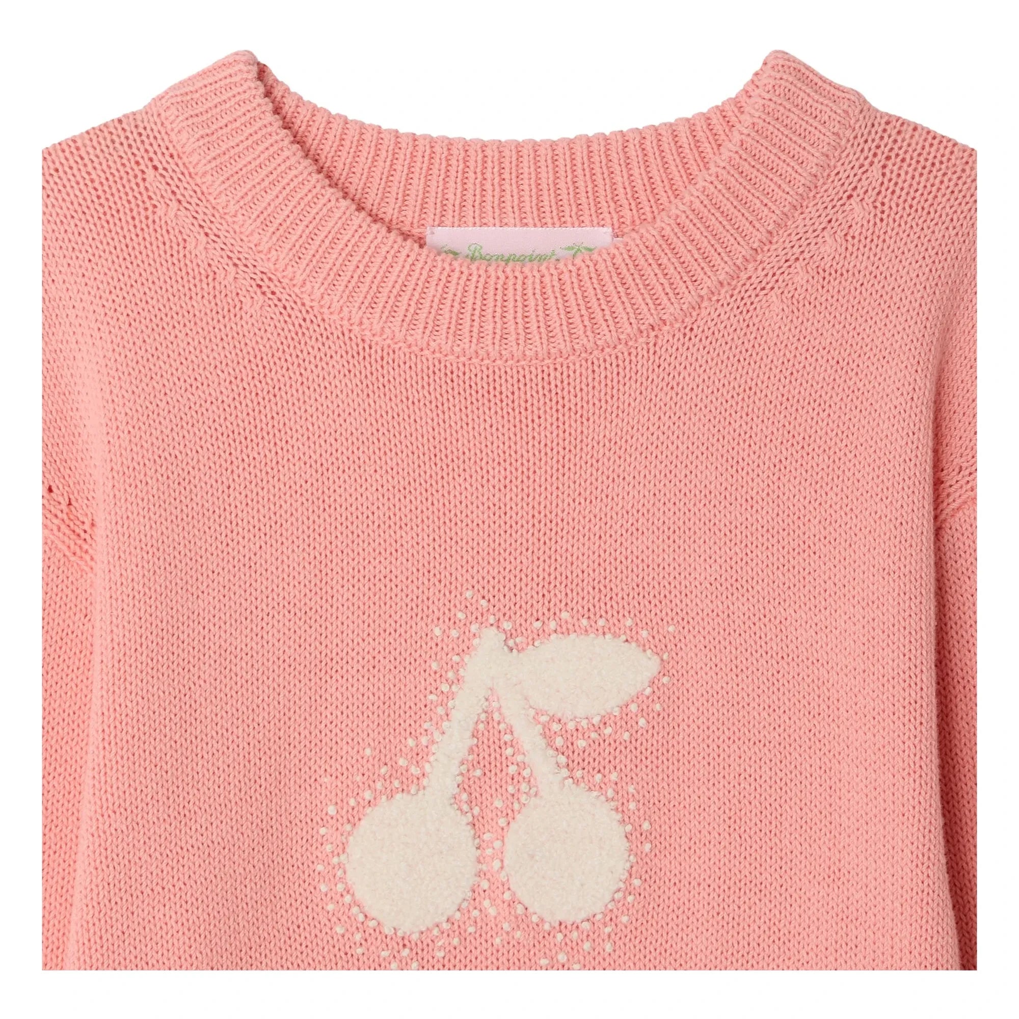 Bonpoint - Liesel Cherry Sweater | Coral