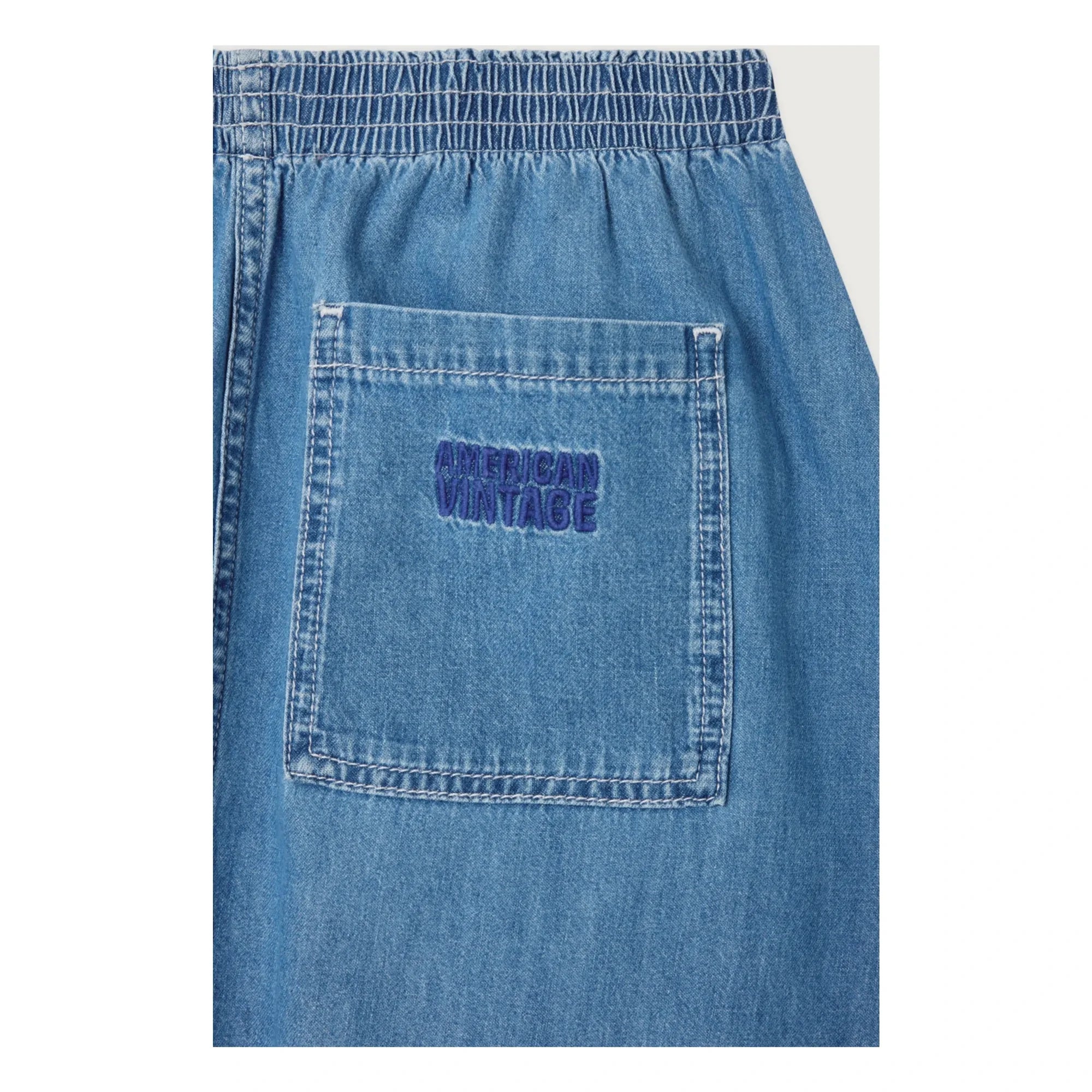 American Vintage - Izeway Cotton Skirt | Blue