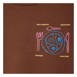 American Vintage - Fizvalley Dinner T-shirt | Kahverengi