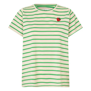 Lollys Laundry - Roman Striped Cotton T-Shirt | Green