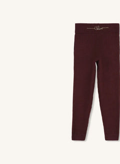 Chloé - Organic cotton knit pants | Plum