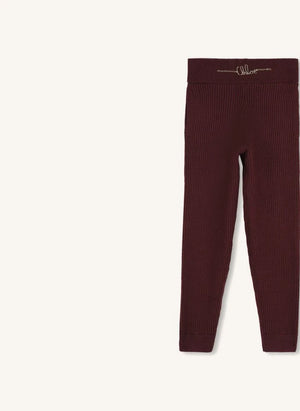 Chloé - Organic cotton knit pants | Plum