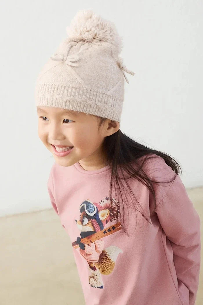 Mayoral children's cotton long-sleeve blouse