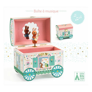 Djeco - Magical Wagon Jewelry Box | Dusty Pink