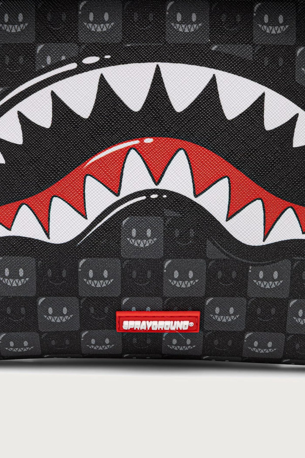 Sprayground - Gray Shoulder Bag with Sharks in Paris 910B9314NSZ