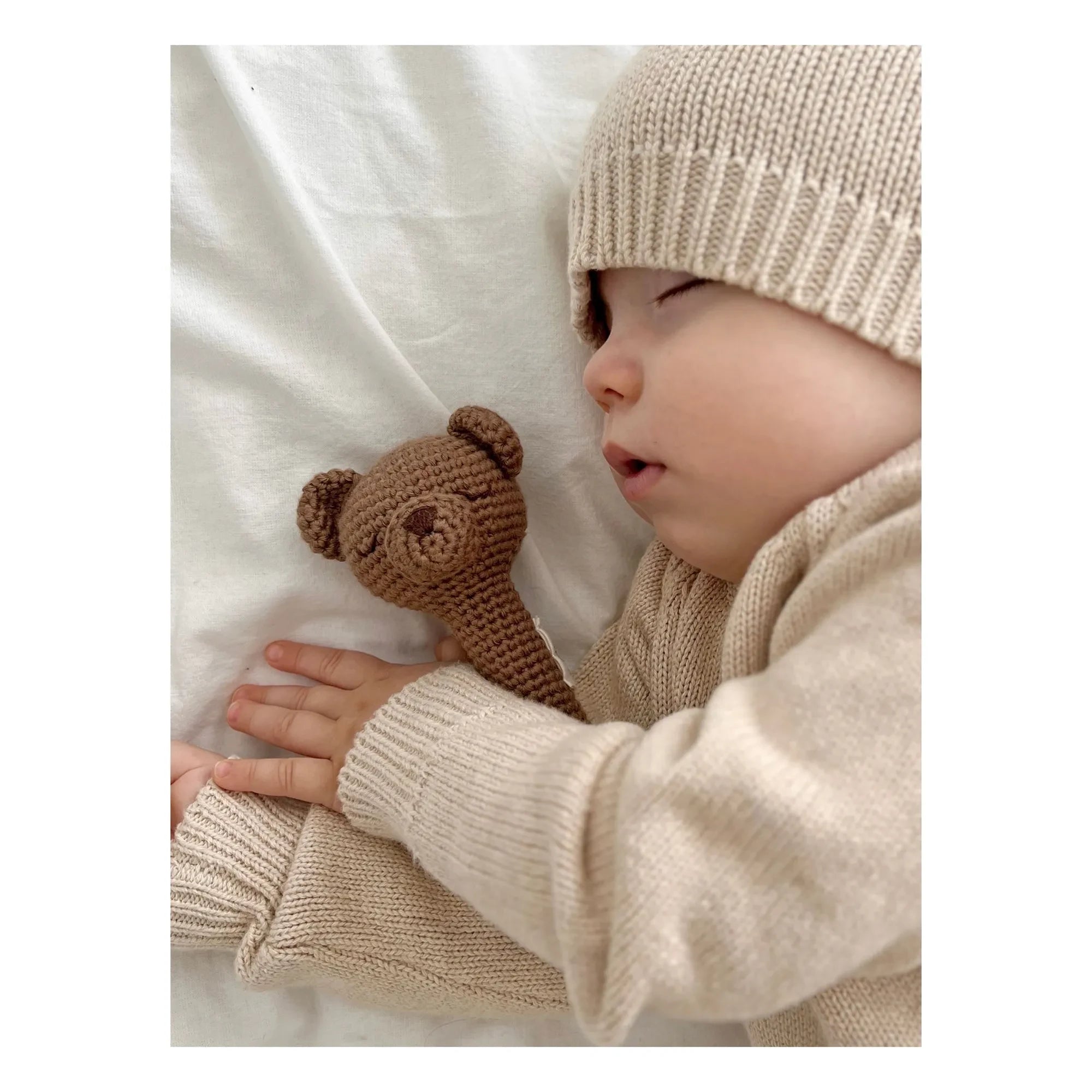 Patti Oslo - Bo l'Ourson rattle | Brown